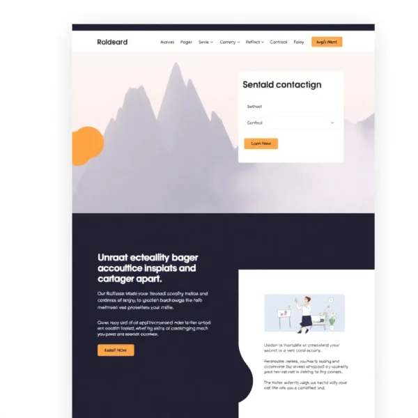 تصميم صفحات الهبوط